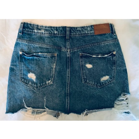 ZARA Trafaluc Denim Skirt - Picture 3 of 4